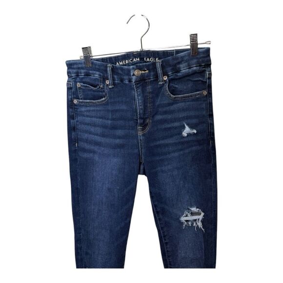 American eagle ripped hi rise jegging size 6 regular - Picture 4 of 9